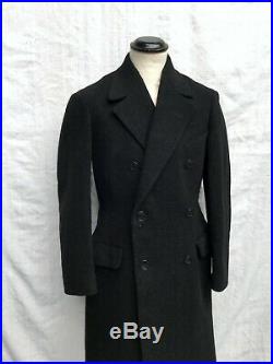 Pre WW2 Coat 1920s Overcoat 1930s Coat Vtg French Coat Sz 36-38 MINT