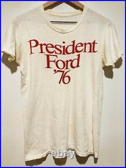 President Gerald Ford 1976 Campaign Vintage T-Shirt Republican USA