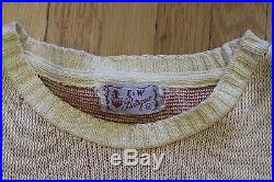 RARE 1940s VINTAGE KNIT SURFING SURF SWEATER SHIRT
