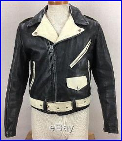 RARE 50’s Kit Karson Two Tone Horsehide Leather Rockabilly Motorcycle Jacket