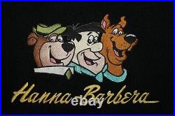 RARE 80s Hanna Barbera Cartoon Network Flintstones Scooby Yogi Varsity Jacket