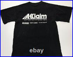 RARE NBA Jam Promo VTG t-shirt 1993 SNES Sega Genesis Game Gear Acclaim Size L