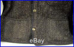 RARE True Vintage BROWNS BEACH JACKET Workwear Jacket SALT & PEPPER Early 20-30s
