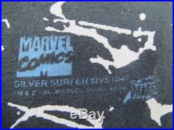 RARE Vintage 1990 Marvel Comics Silver Surfer T Shirt All Over Print