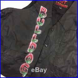 RARE Vintage AFRO DOGS Motorcycle Club MC Issued Buffalo New York Vest PATCHES