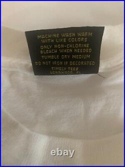 RARE, Vintage, Single Stitch, 1993, Weekly World News LONG TONGUE GUY Shirt L
