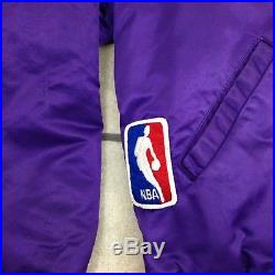 RARE Vtg 80s Phoenix Suns NBA Basketball Sewn Satin Starter Jacket Sz M USA Made