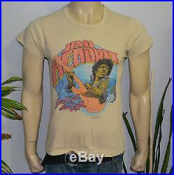 RaRe 1982 JIMI HENDRIX vintage rock band concert promo t-shirt (M/L) 80s Jimmy