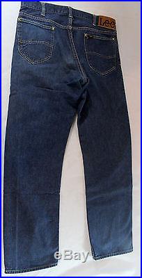 Rare 1960's Lee Riders 101Z black tag half selvedge jeans sz. 33 not repro