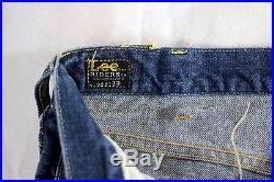 Rare 1960's Lee Riders 101Z black tag half selvedge jeans sz. 33 not repro