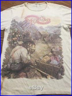 Rare 70s Levis Denim Mine Print Authentic Levis Grail T Shirt Medim