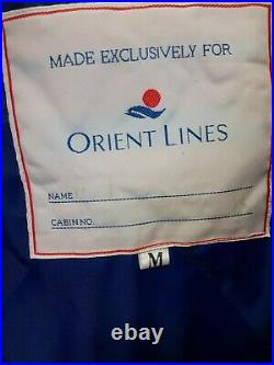 Rare ORIENT LINES Insulated Nylon Coat Parka MARCO POLO ANTARCTICA 1997