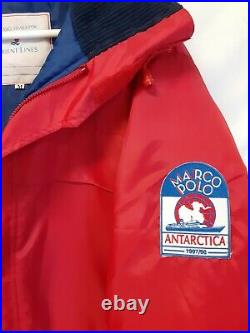 Rare ORIENT LINES Insulated Nylon Coat Parka MARCO POLO ANTARCTICA 1997