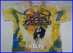 Rare VTG Ozzy Osbourne 1991 Diary Of A Madman Album Tour Rock Band T Shirt 90s L
