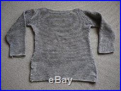 Rare Vintage 1930s Royal Navy Woven Cotton String Sailors Jumper Sweater