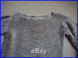 Rare Vintage 1930s Royal Navy Woven Cotton String Sailors Jumper Sweater