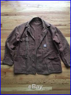 Rare Vintage 1940’s Carhartt 4 Pocket Chore/Work Coat Jacket! Union Made