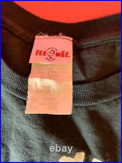 Rare Vintage 1989 Pee Wee Herman JC Penney Big Boxy Crop Top T-shirt NWT 80s