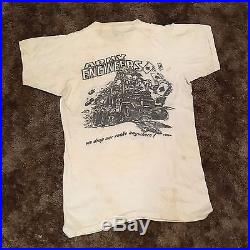 Rare Vintage 60's Ed Big Daddy Roth Army Engineers T Shirt Size S Signed