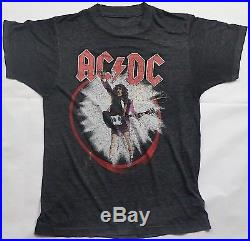 Rare Vintage AC/DC Blow Up Your Video 1988 88 World Tour Thin Tee Shirt 80s 90s