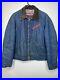 Rare Vintage Casey Jones Wrangler Denim Jacket Size 46 Blanket lined