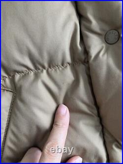Rare Vintage Moncler Norme Afnor Down Jacket Size 0 In Dark Beige / Brown