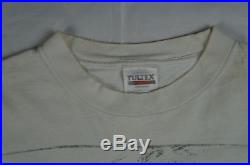 Rare Vintage NIRVANA Kurt Cobain 1994 Eyeliner Memorial T Tee Shirt 90s B/W SZ L