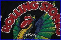 Rare Vintage The Rolling Stones 1981 Dragon Stadium Tour Concert Shirt Jagger