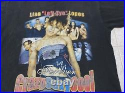 Rare Vintage style Lisa left eye lopes memorial rip T shirt TLC Rap Tee Hiphop