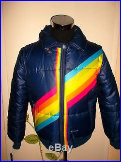 Rare vintage italy 70`s POLAROID Skijacke Winter blouson jacket ski Gr. 50 M