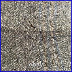Robert S Atkins Overcoat Amalgamated Clothing Men's Vintage Gray Wool Union Made