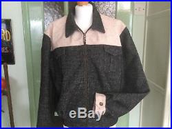 Rockabilly Man’s vintage style 1940/50s atomic gab sports jacket blouson