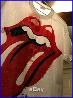 Rolling Stones Shirt Vintage L tshirt 1989 American Tour tee Band 80s DEADSTOCK