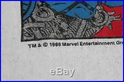 S NOS vtg 80s 1988 X-MEN marvel comic t shirt 42.142 wolverine storm colossus