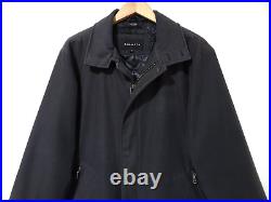 S Vtg 90s Men's Baracuta Dark Gray Quilted Lining Dapper Classic Coat Jacket S