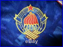 Sfr yugoslavia football small mans rare vintage 1991 adidas made home jersey