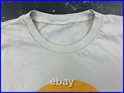 Smiley Face T-shirt 80s Vtg USA Faded Distressed