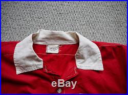 Super Rare Vintage 1950s Red & White Arsenal Style Football League Shirt