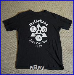 Super Rare Vintage 1980s Original Motorhead Iron Fist Tour Shirt