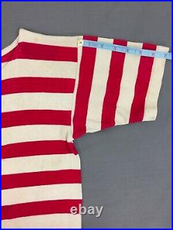 Swimming Antique Bathing Costume Edwardian Bathing Suit Stripe Cotton Jersey