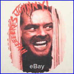 The Shining Shirt Vintage tshirt 1980 Here's Johnny Movie Jack Nicholson Horror