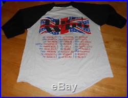 The Who vintage original concert t shirt 1989 Kids Alright tour 2 tickets RARE