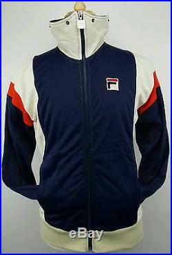 True Vintage 70s80s Fila Bjorn BJ Era Track Top Tennis Full Zip Jacket Size 44