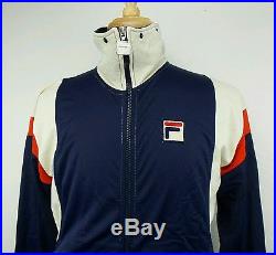 True Vintage 70s80s Fila Bjorn BJ Era Track Top Tennis Full Zip Jacket Size 44