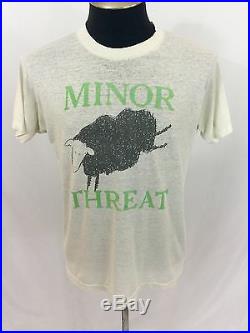 True Vintage 80s Minor Threat T-shirt T Shirt Punk SXE Out Of Step Sheep Rare