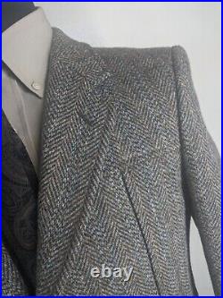 True Vintage Dunne & Co. Harris Tweed Wool Sport Coat 3 Btn Fit 41-42 Reg