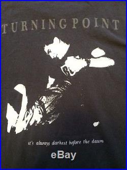 Turning Point vintage 90s Its Always Darkest T Shirt XL Youth Of Today Cro Mags