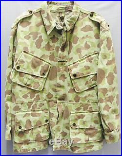 Us Military Frogskin Camouflage Paratrooper Jump Jacket Rare Large Size