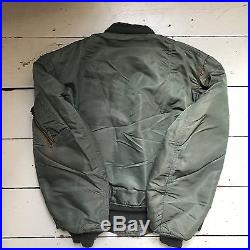 Very Rare Ww2 Wwii Vtg Vintage Usaf Dobbs Industry Inc Ma-1 Flight Jacket