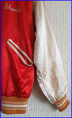 Vintage 1950s Rare Car Club Satin Hot Rod Souvenir Jacket